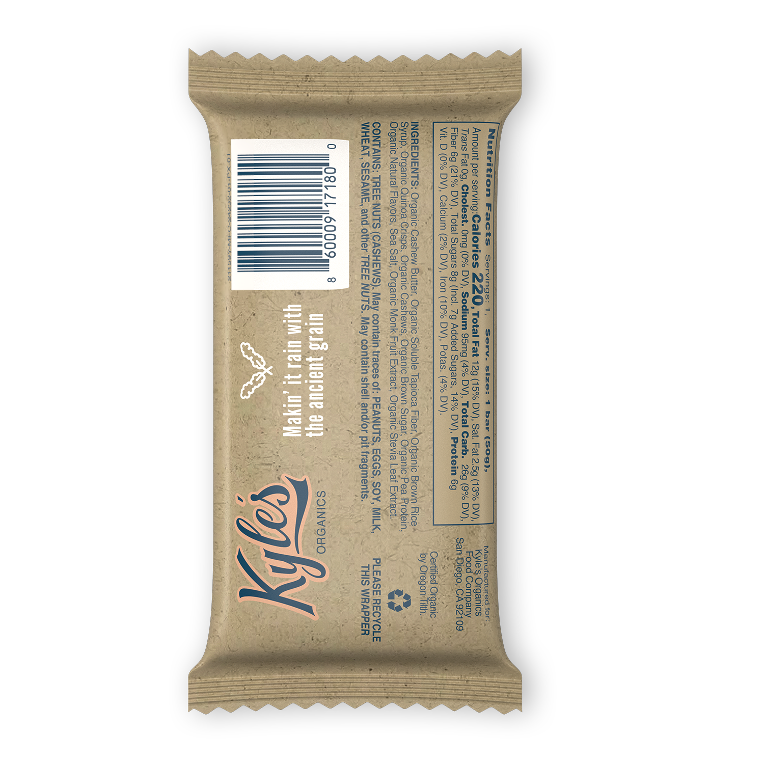 Cashew + Quinoa Treat